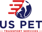 US Pet Transport Services logo - A symbol of excellence in pet transportation, providing safe and reliable journeys for your beloved pets. Trust us for professional and caring service. Explore our website to learn more about our offerings.