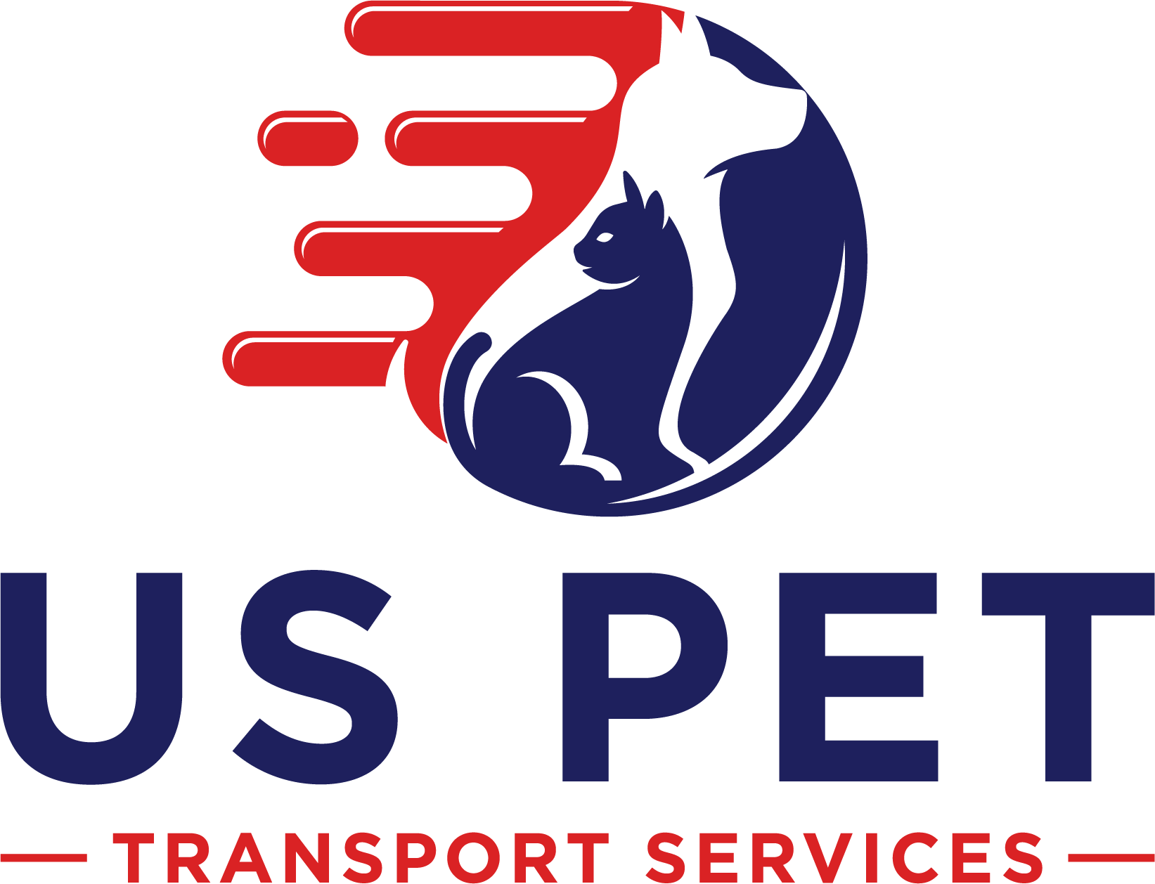 US Pet Transport Services logo - A symbol of excellence in pet transportation, providing safe and reliable journeys for your beloved pets. Trust us for professional and caring service. Explore our website to learn more about our offerings.