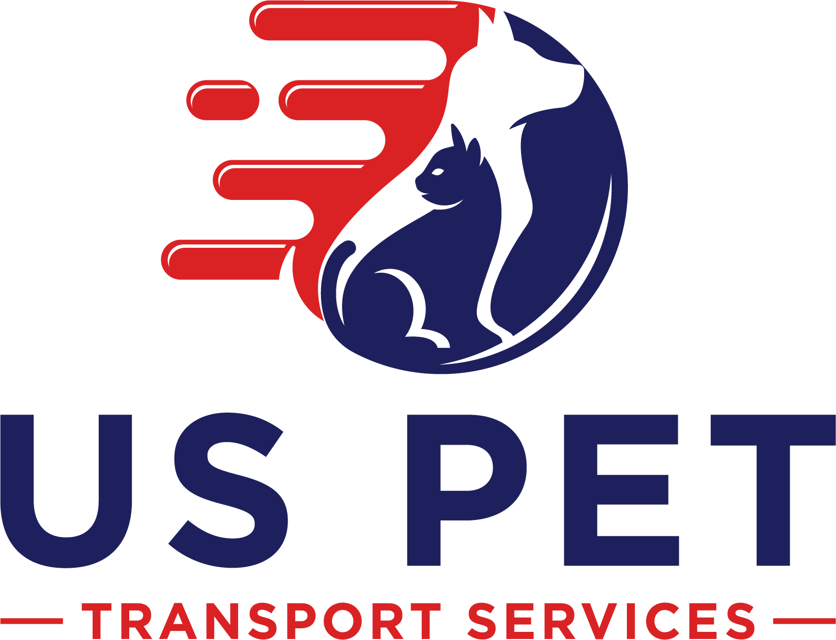 US Pet Transport Services logo - A symbol of excellence in pet transportation, providing safe and reliable journeys for your beloved pets. Trust us for professional and caring service. Explore our website to learn more about our offerings.